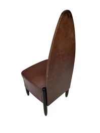 Art Deco Amsterdamse School High-Back Side Chair by Michel de Klerk, 1916/1925